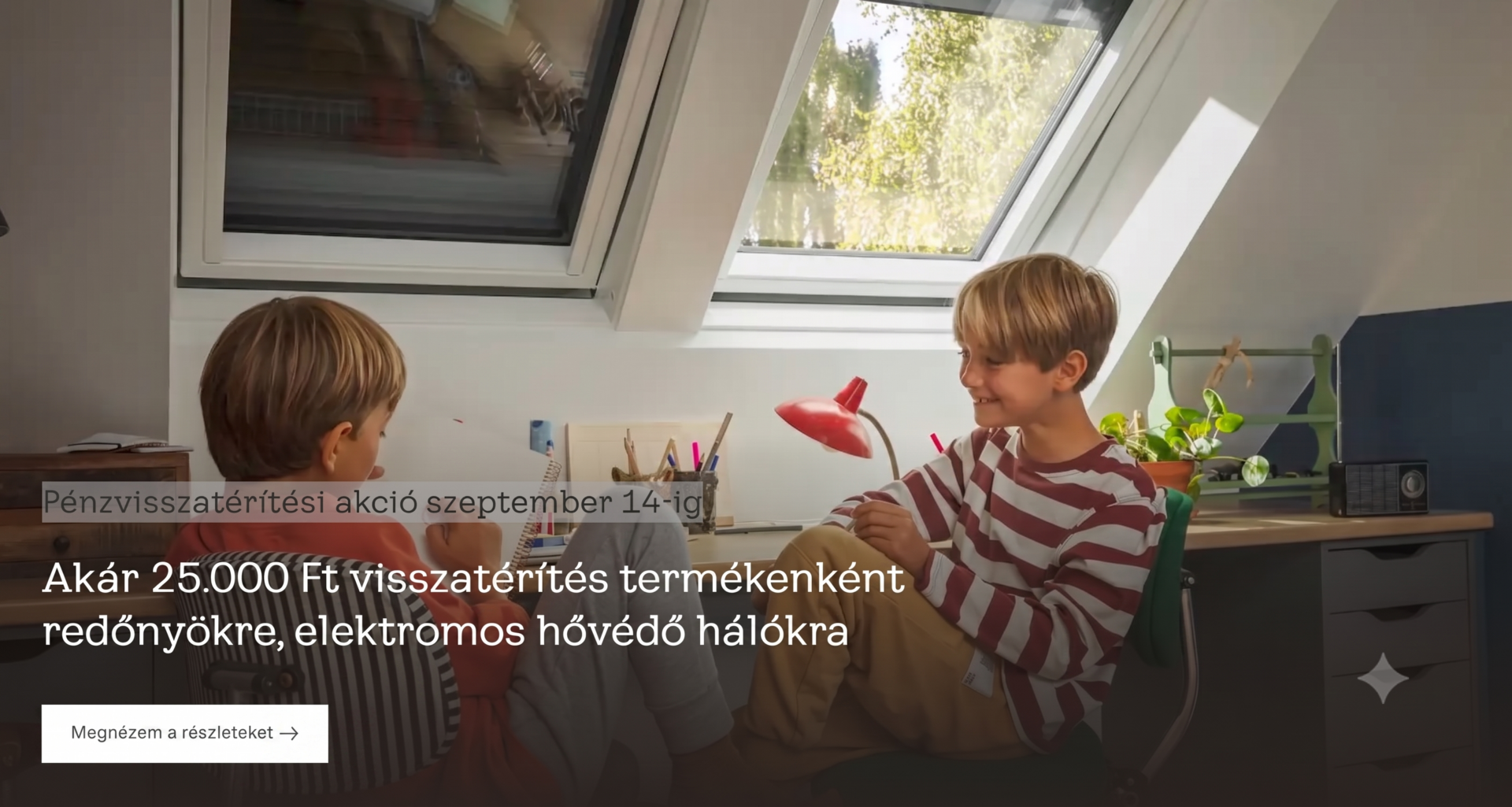 VELUX külső hővédő roló 1 VELUX Redőny akció 2026